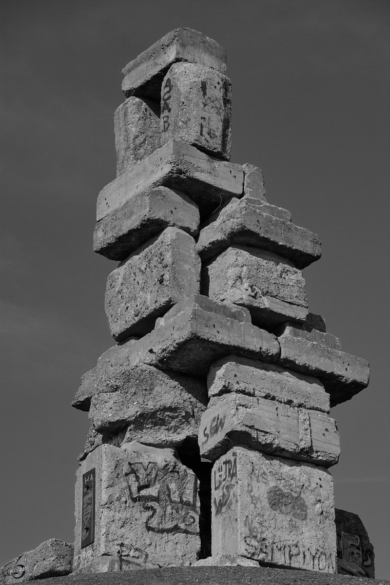 Die sogenannte Himmelstreppe auf der Halde Rheinelbe in Gelsenkrichen. (September 2008)