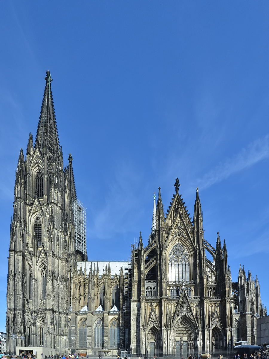 Die Sdseite des Klner Dom´s. (Oktober 2011)