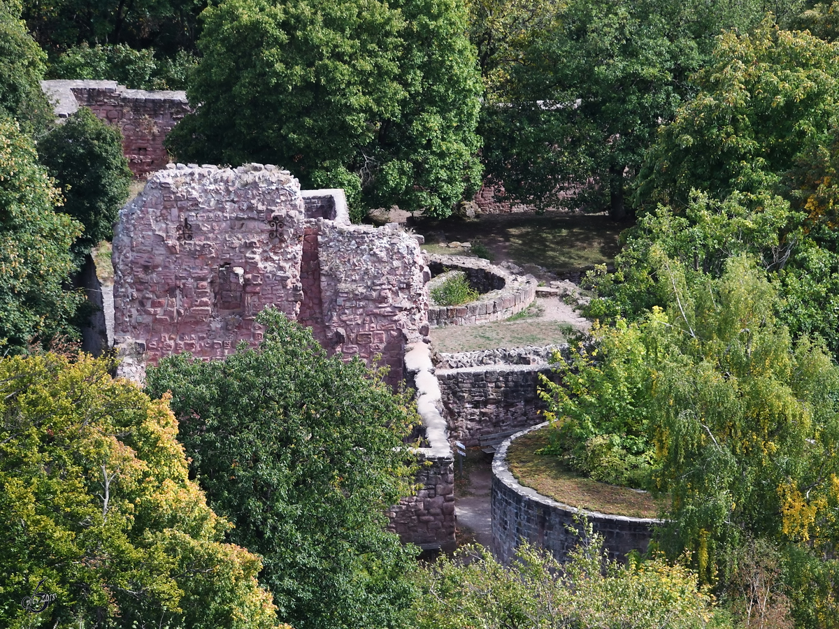 Die Unterburg der Reichsburg Kyffhausen bei Bad Frankenhausen. (September 2018)