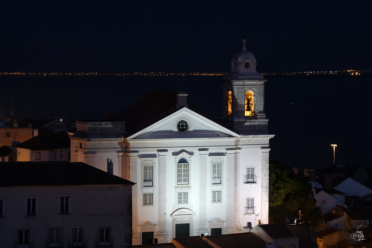 Die ursprnglich romanische St.-Stephans-Kirche (Igreja de Santo Estvo) in Lissabon wurde 1733 im Barockstil umgebaut.