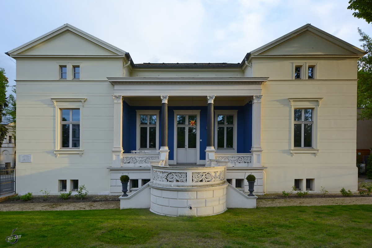 Die Villa Arndt Ende April 2018 in Potsdam.