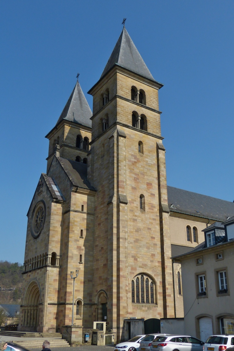 Die Willibrordus Basilika in Echternach. 03.2022 