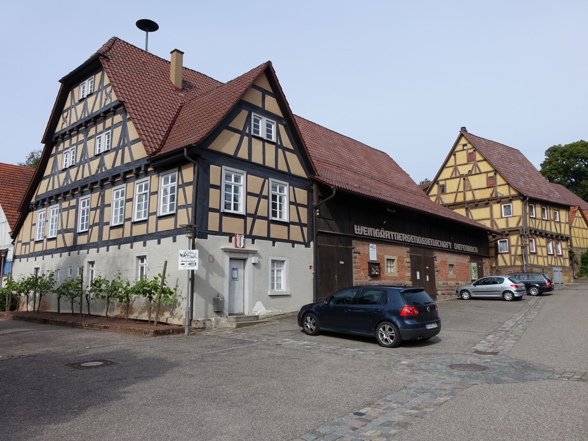 Diefenbach, Gebude der Weingrtnergenossenschaft (31.05.2015)