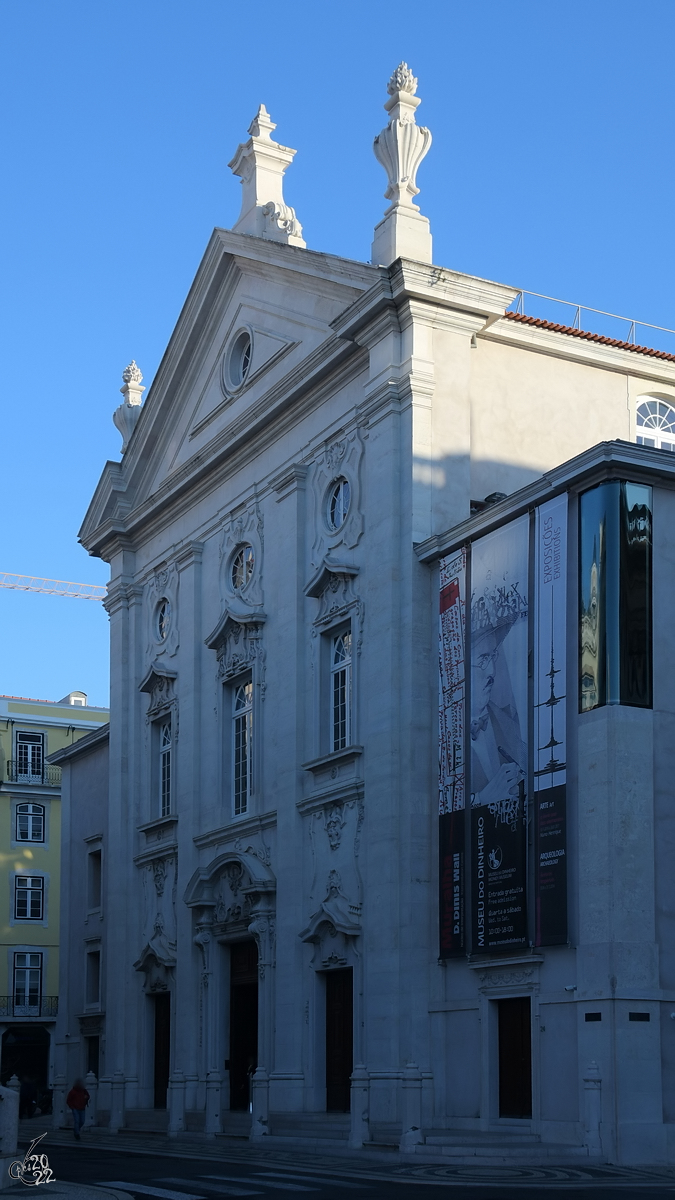 Diese barocke Kirche (Igreja de So Julio) in Lissabon wurde zu einem Museum (Museu do Dinheiro) mit einer interaktiven Ausstellungen zum Thema Geld, Mnzprgung und Geldscheindruck umgebaut.