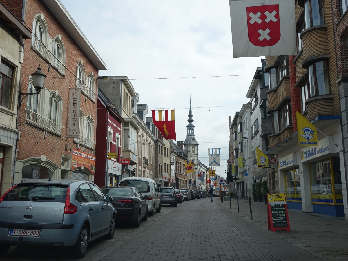 Diest, Huser in der Knig Albert Straat (26.04.2015)