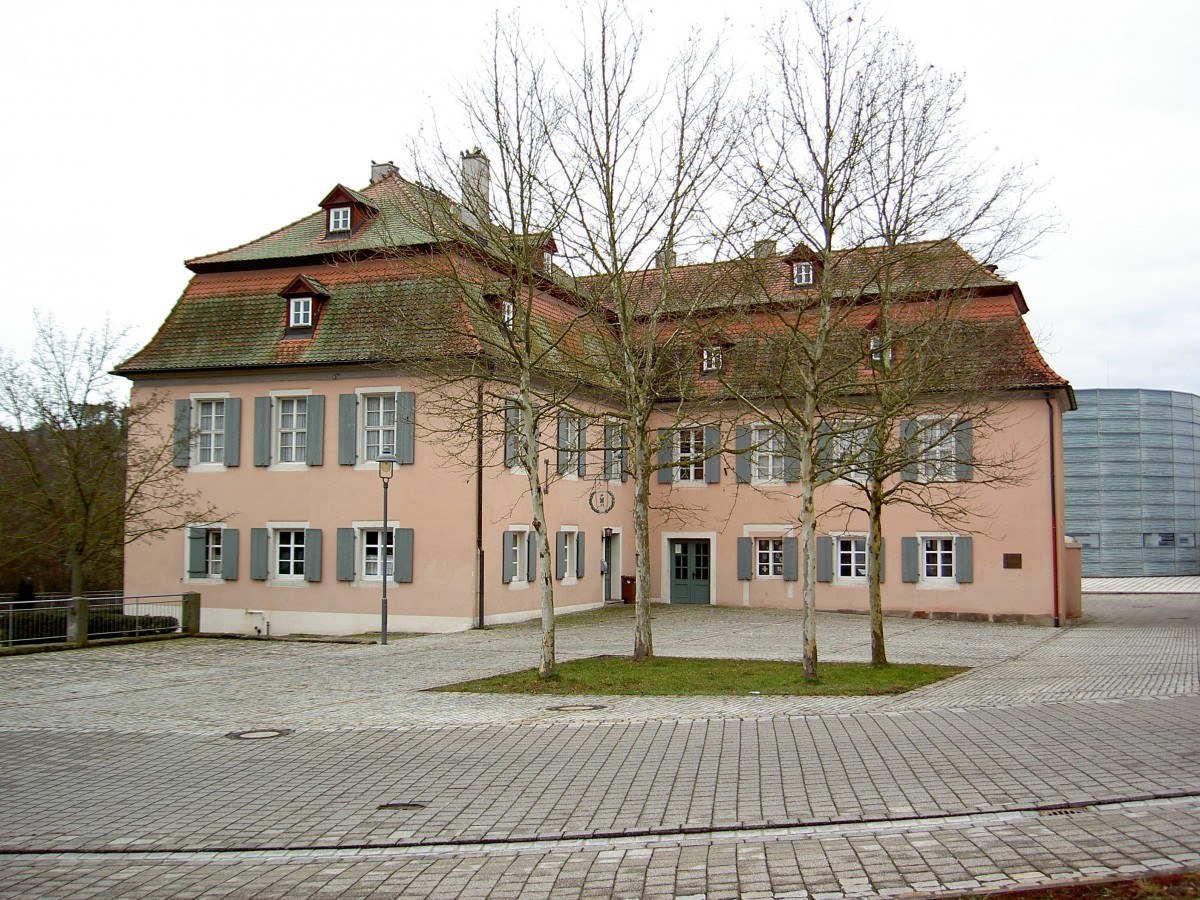 Dietenhofen, ehem. Leonrodsches Amtshaus, Zweiflgelbau, heute Heimatmuseum (09.02.2014)