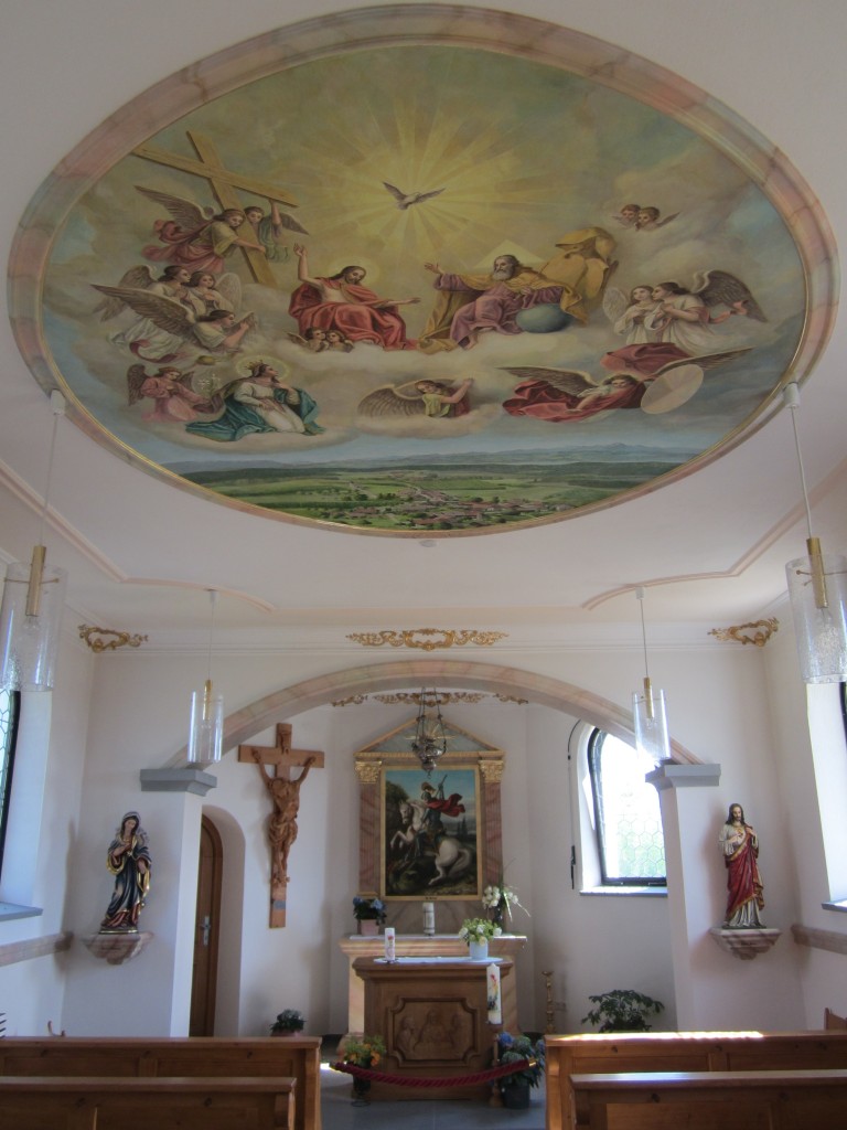 Dietmannsweiler, Innenraum der St. Georg Kapelle (18.06.2014)