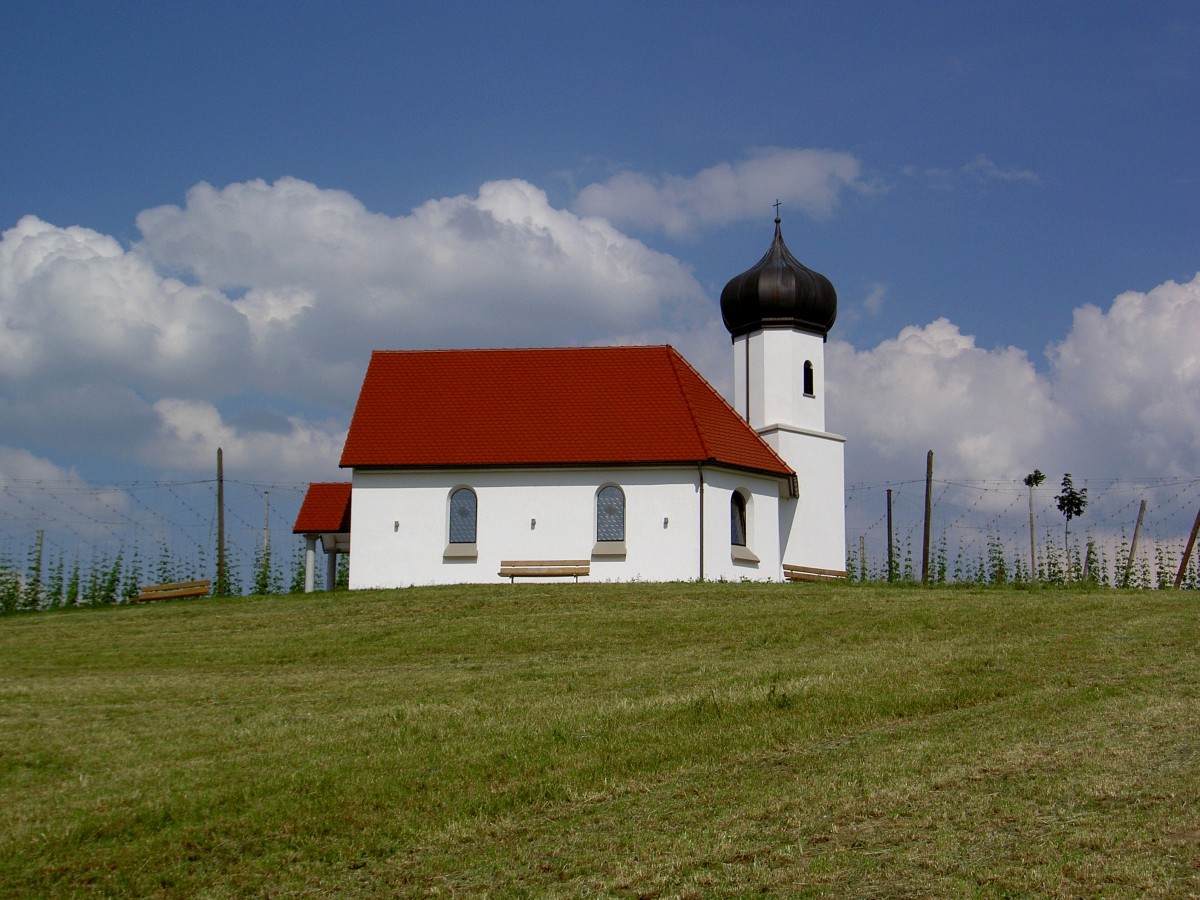 Dietmannsweiler, Kapelle St. Georg, erbaut 2011 durch die Familie Bentele (18.06.2014)