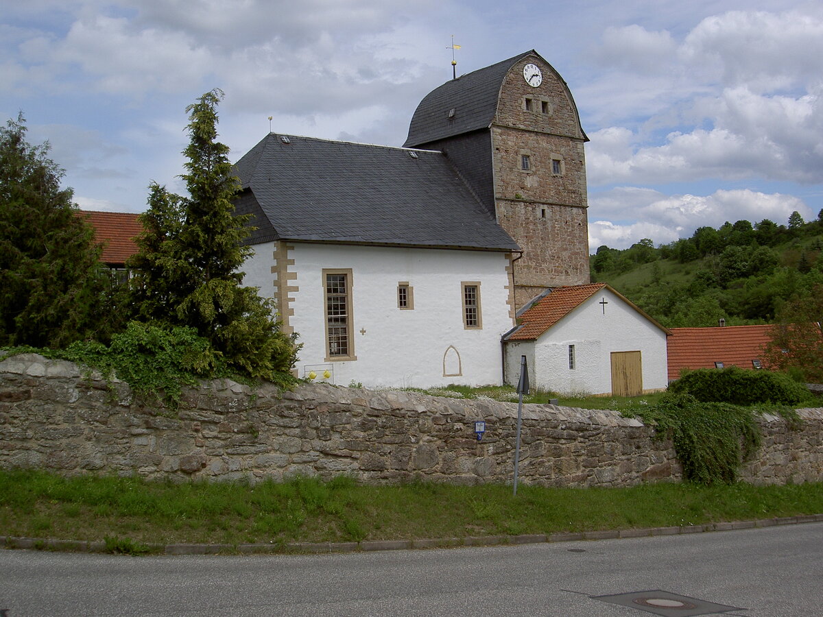 Dillstdt, evangelische Kirche, erbaut von 1593 bis 1596 (10.06.2012)