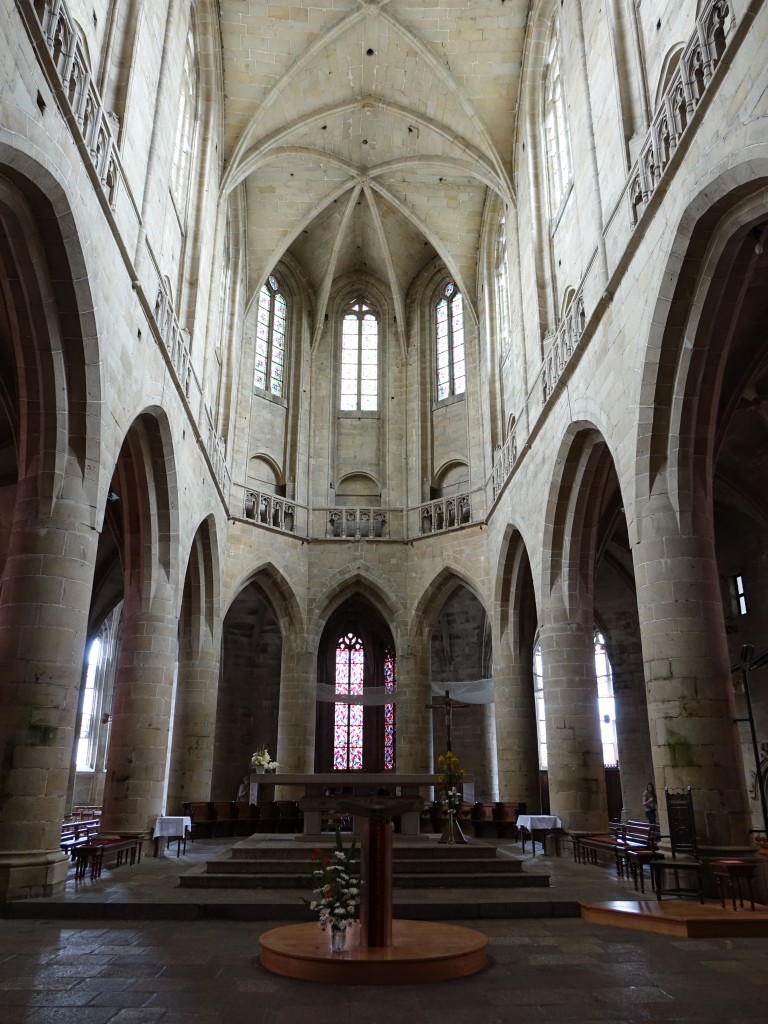 Dinan, Chor der St. Malo Kirche (13.07.2015)