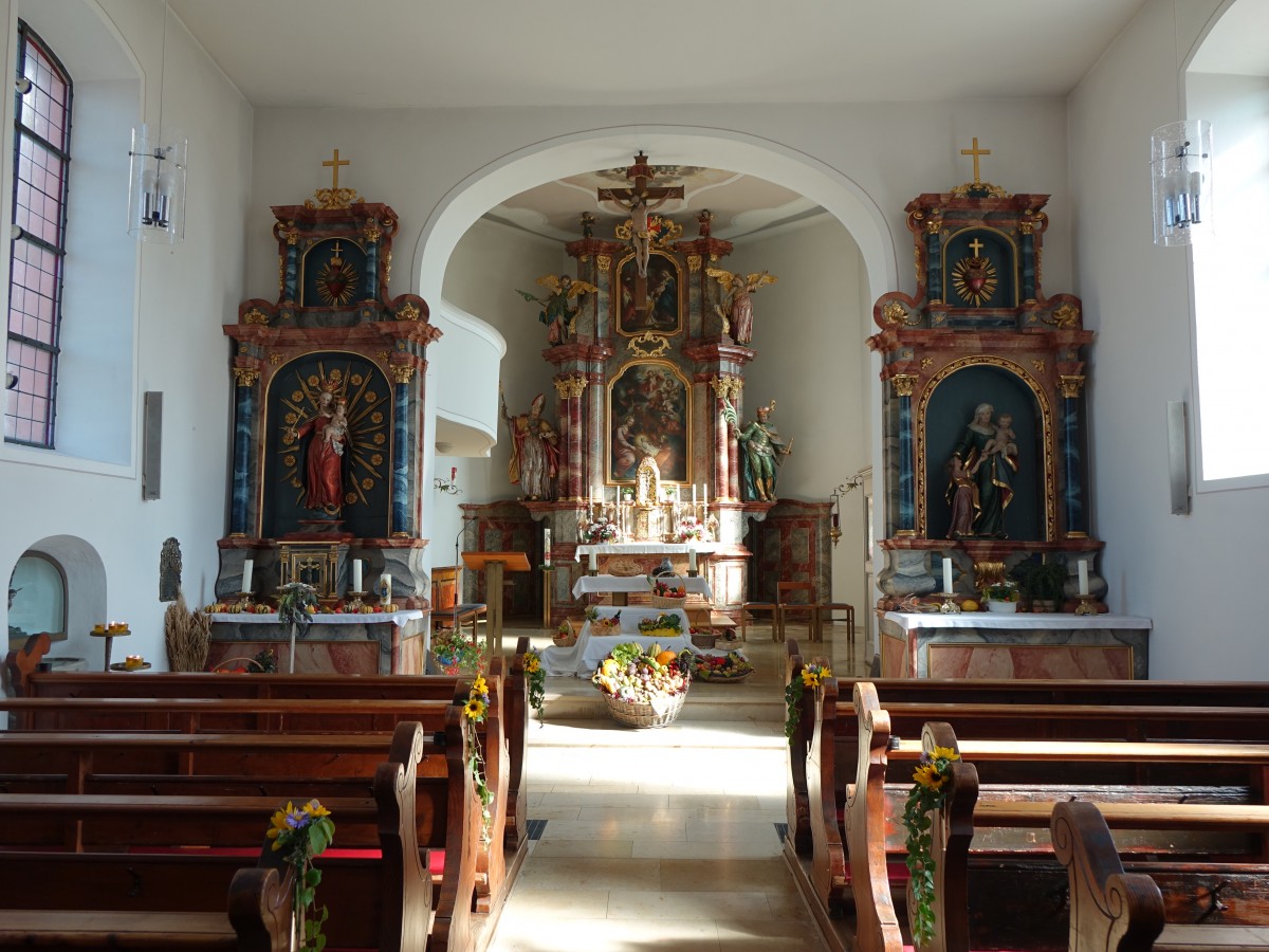 Dingelsdorf, Altre der St. Nikolaus Kirche (03.10.2015)