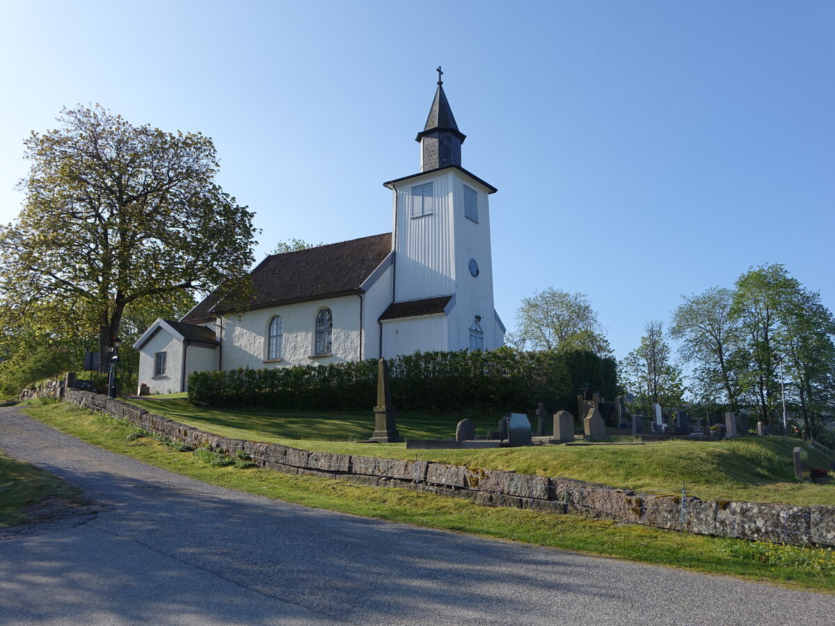 Dingle, evangelische Brfendals Kirche, erbaut im 12. Jahrhundert, Restauriert 1930 durch Arthur Brattberg (20.05.2023)