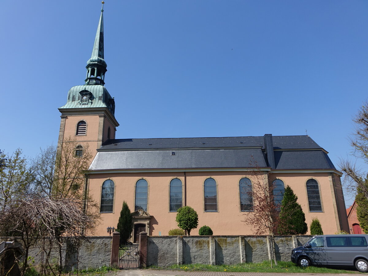 Dinklar, Pfarrkirche St. Stephanus, erbaut von 1733 bis 1742 (20.04.2025)