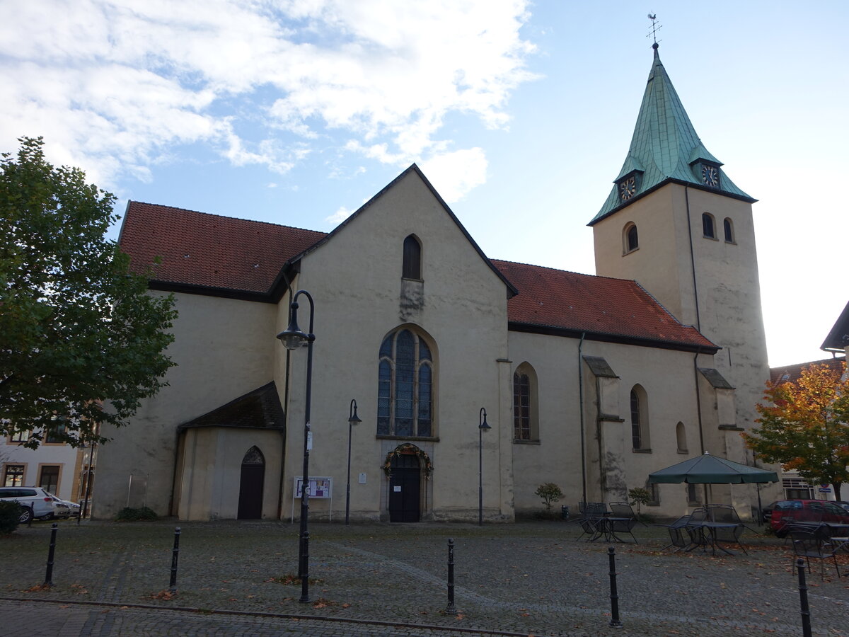 Dissen, evangelische Pfarrkirche St. Mauritius, erbaut ab 1276 (11.10.2021)