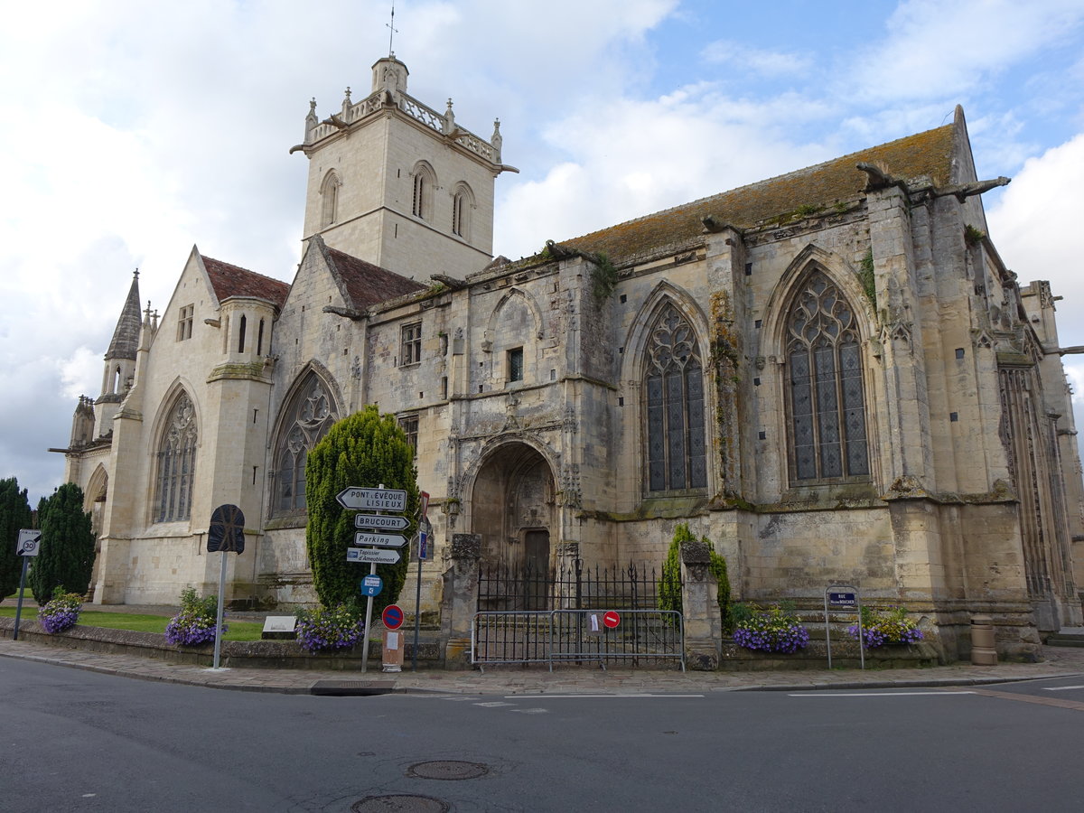 Dives-sur-Mer, Kirche Notre-Dame, romanischer Sakralbau aus dem 11. Jahrhundert (14.07.2016)