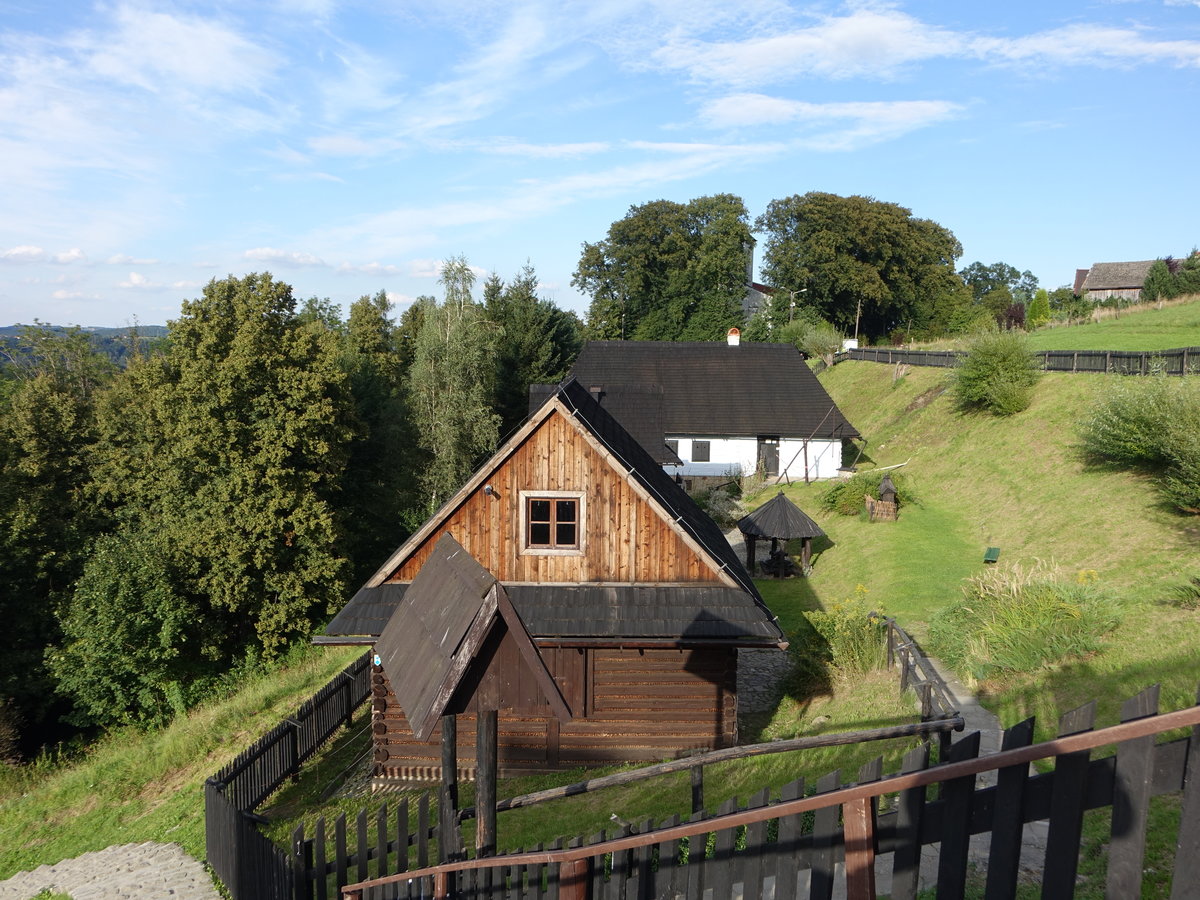 Dobczyce, historische Bauernhuser im Freilichtmuseum (03.09.2020)