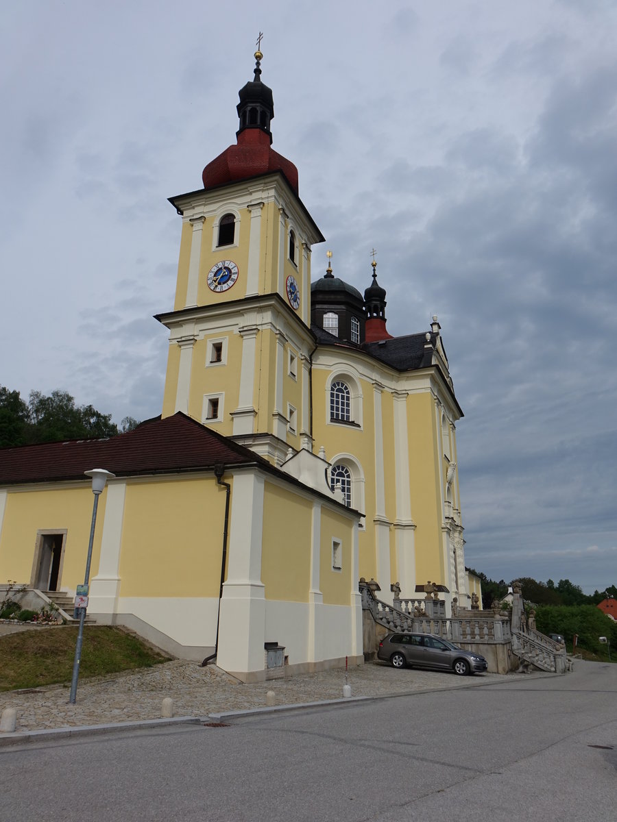 Dobra Voda, Wallfahrtskirche Maria Trost, erbaut von 1708 bis 1715 (27.05.2019)