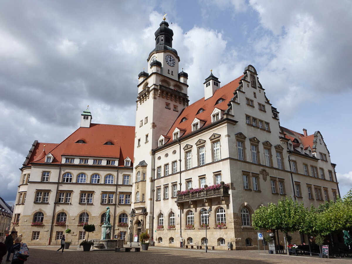 Dbeln, Rathaus am Obermarkt, erbaut von 1910 bis 1912 (19.09.2023)