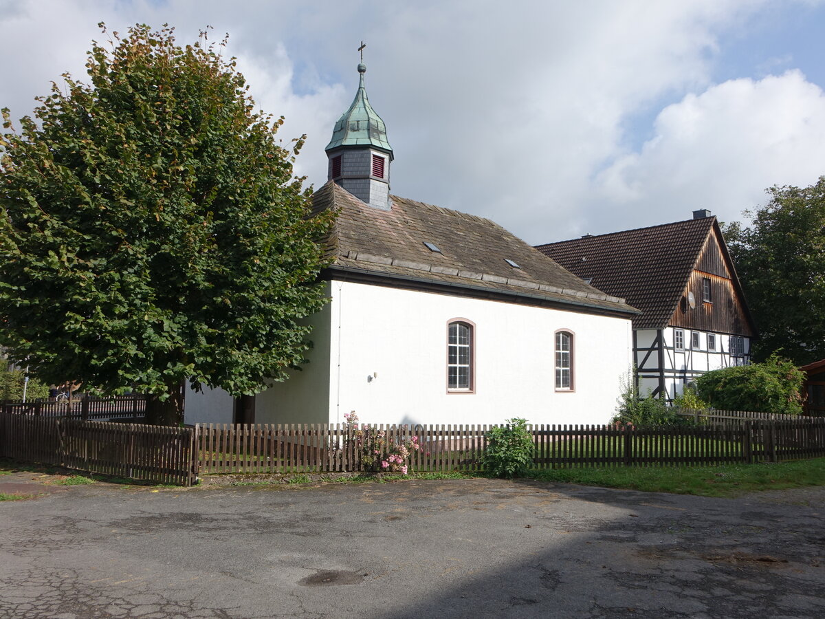 Dlme, evangelische St. Markus Kirche, erbaut 1720 (30.09.2023)