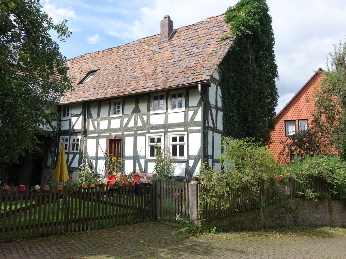 Dohrenbach, Fachwerkhaus im Kirchweg (31.08.2021)