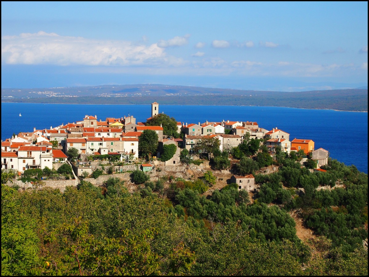 Dorf Beli auf der Insel Cres - Kroatia am 22.9. 2012.