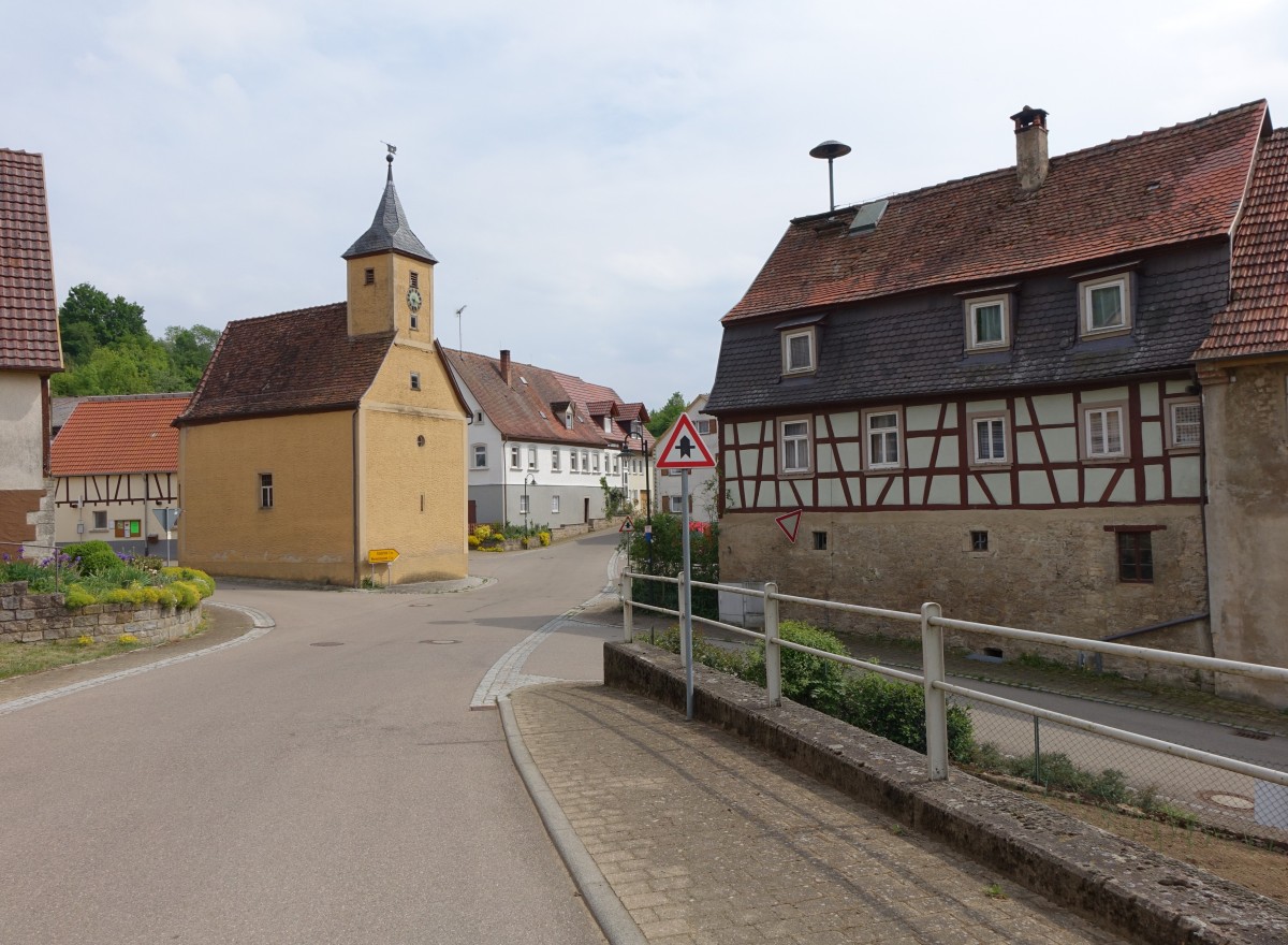 Dorfkirche von Ebertsbronn bei Creglingen (14.05.2015)