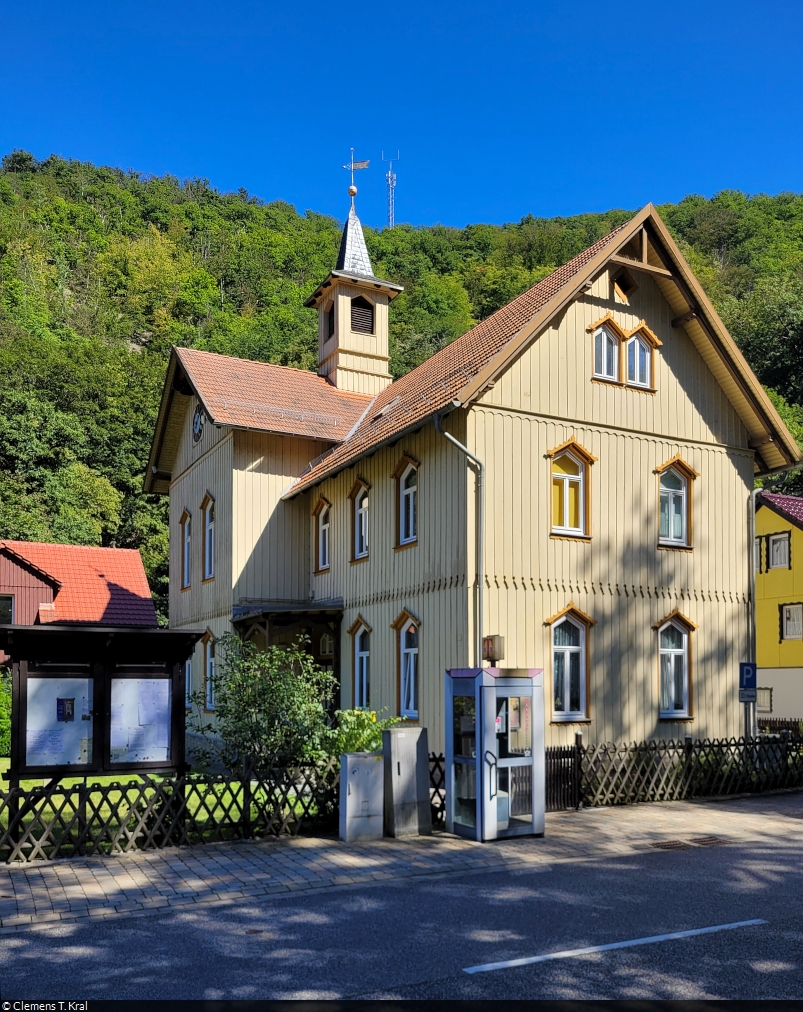 Dorfkirche Treseburg (Thale), ein harztypischer Bau.

🕓 4.9.2023 | 13:36 Uhr