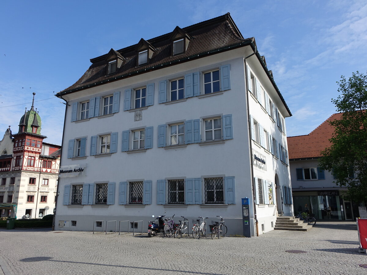 Dornbirn, Lorenz-Rhomberg-Haus, heute Stadtmuseum, erbaut 1796 (03.06.2021)