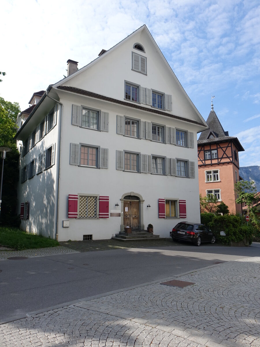 Dornbirn-Oberdorf, altes Kaplanhaus in der Oberdorferstraße (03.06.2021)