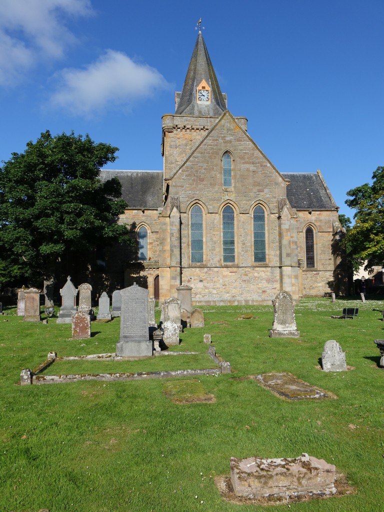 Dornoch Cathedral, erbaut im 13. Jahrhundert unter Knig Alexander II (06.07.2015)