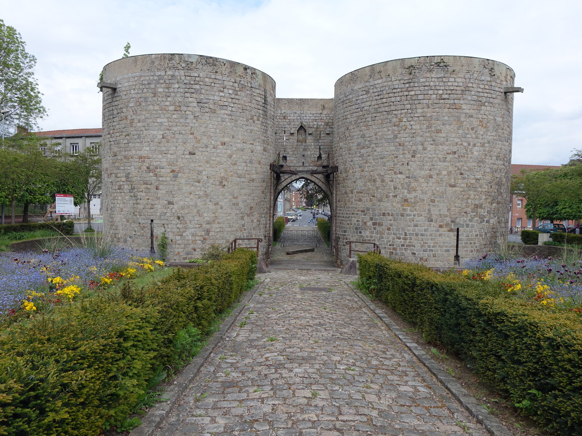 Douai, Porte de Arras, erbaut im 14. Jahrhundert (15.05.2016)