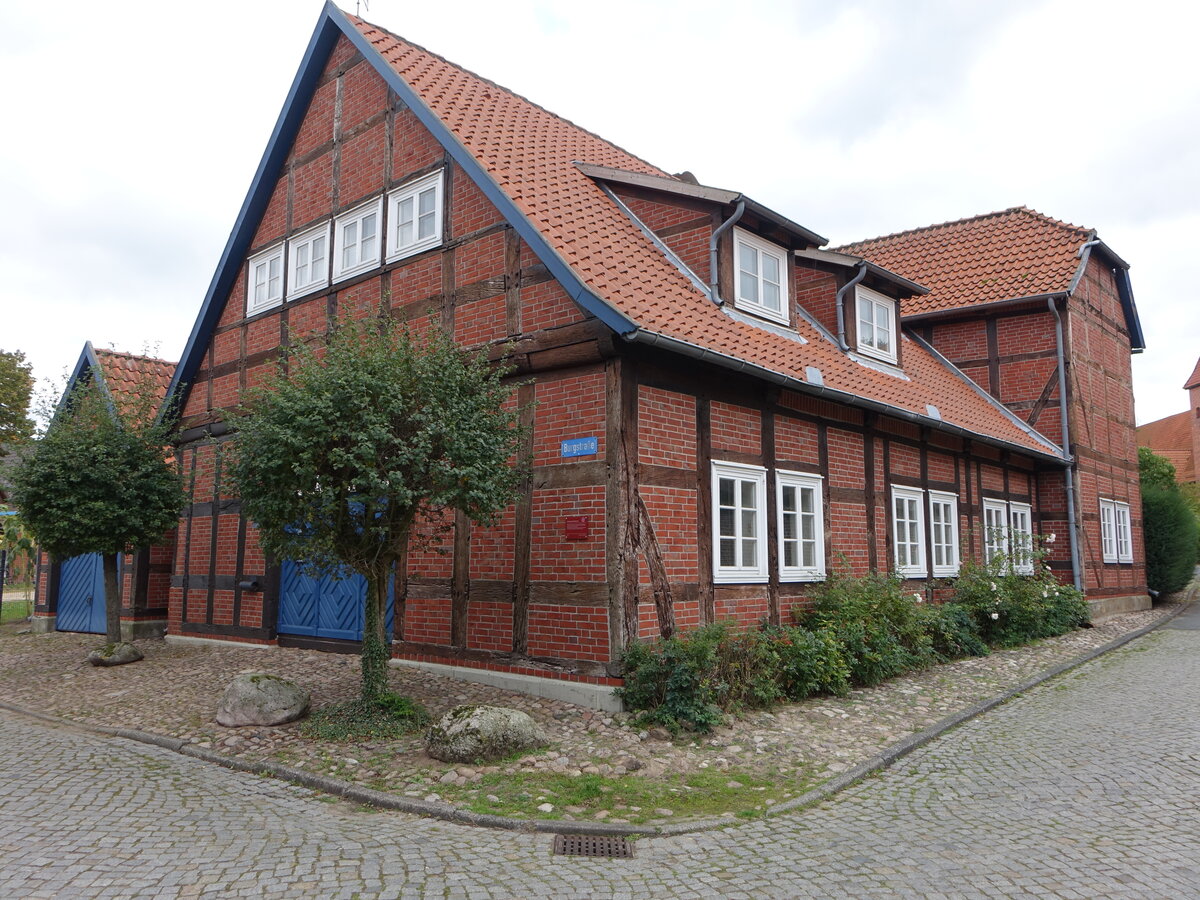 Drakenburg, ehem. Pfarrwitwenhaus in der Burgstrae, erbaut 1720 (07.10.2021)