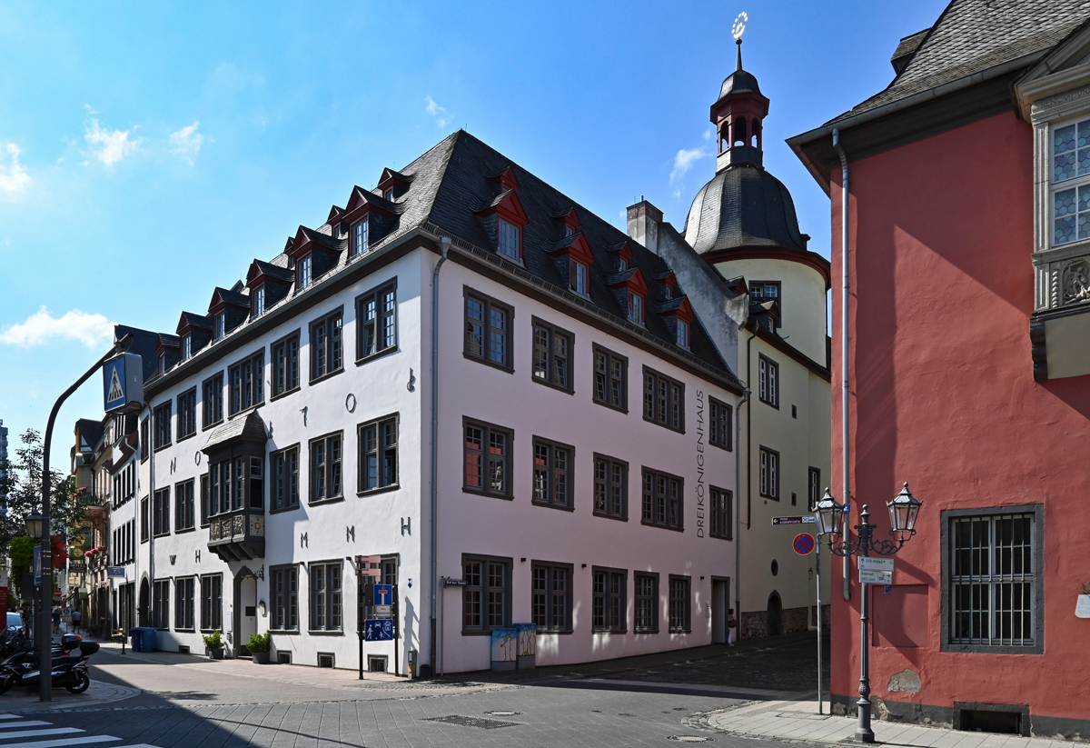 Dreiknigenhaus in der Koblenzer Altstadt (Nutzung als Brogebude fr diverse Firmen und Institute) - 08.09.2021