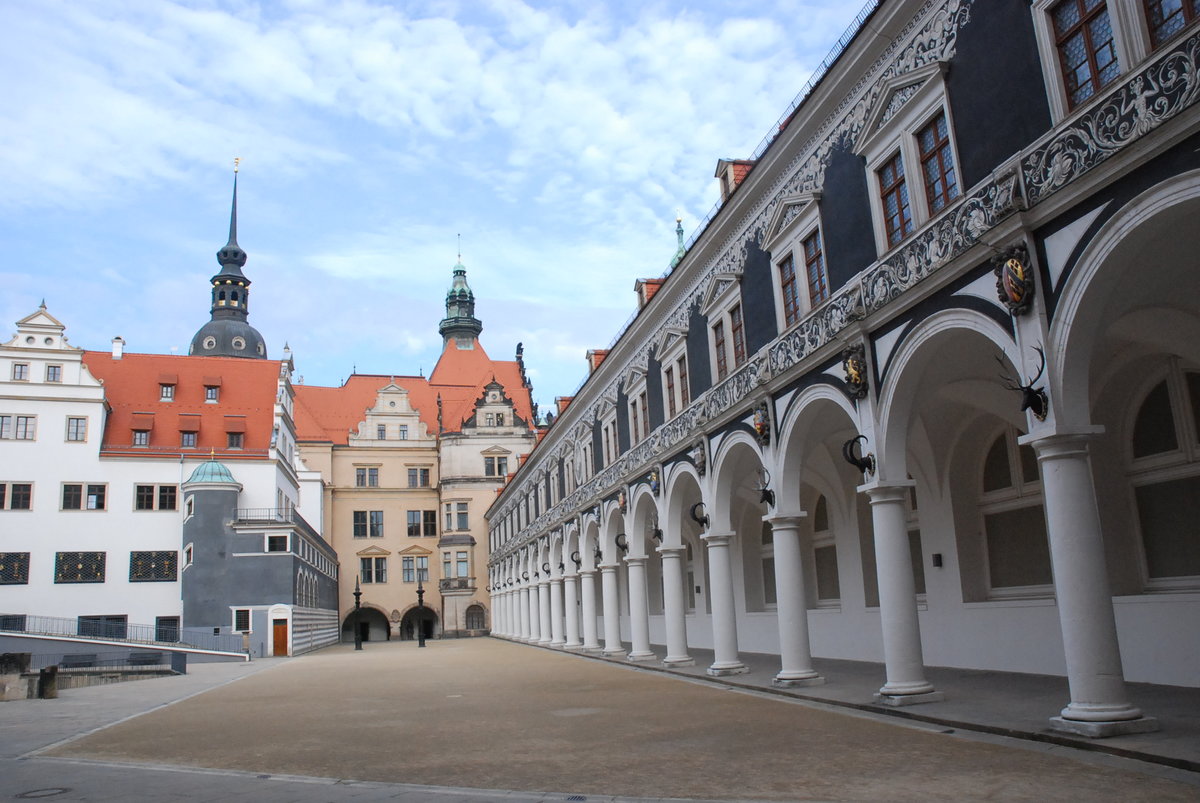 Dresden, Residenzschloss, Stallhof - 01.10.2012