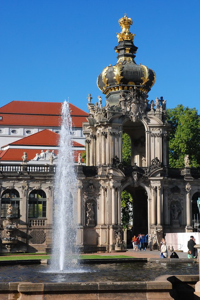 Dresden, Zwinger, Kronentor - 30.09.2012