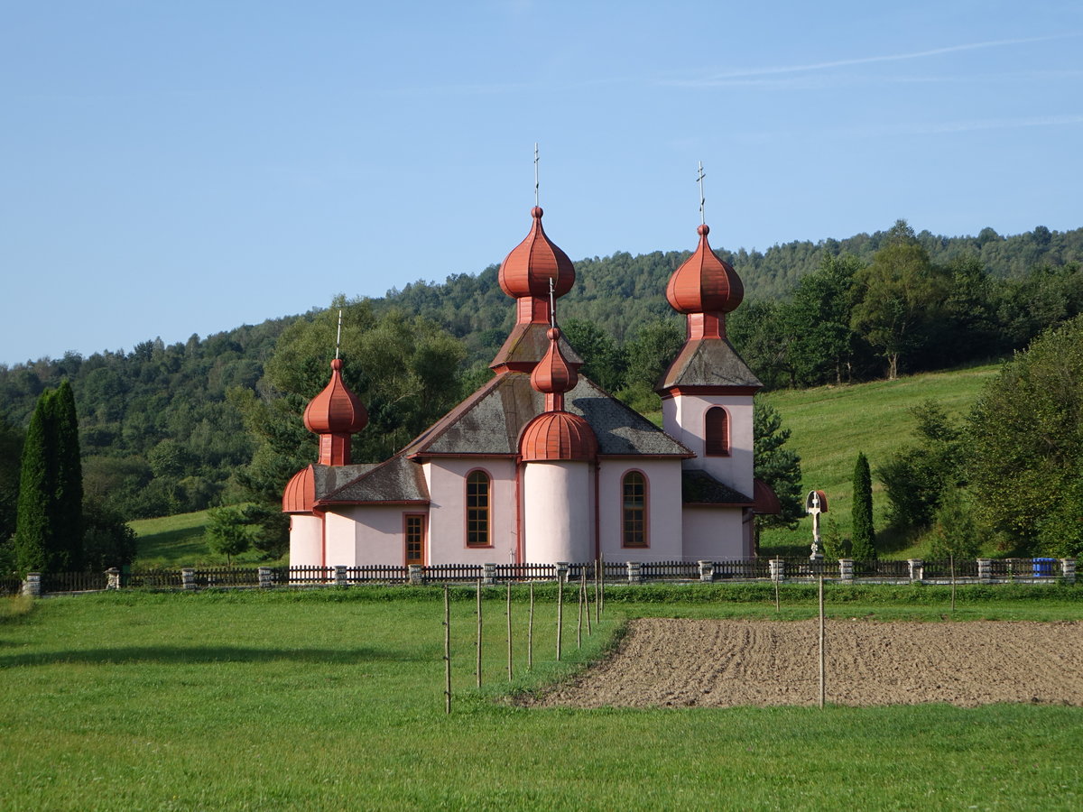 Dubrava, orthodoxe Pfarrkirche Maria Himmelfahrt, erbaut 1892 (31.08.2020)