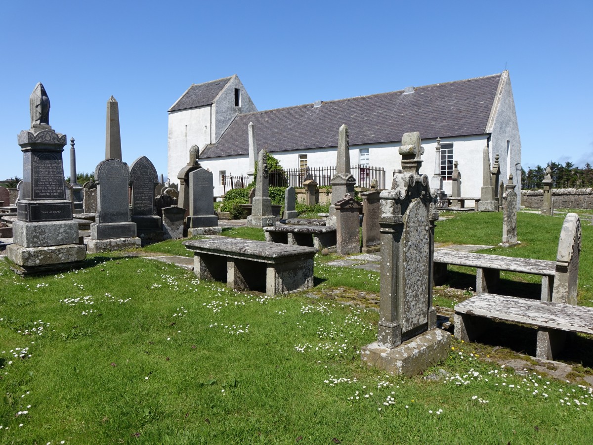 Dunnet Church, erbaut 1230 (06.07.2015)