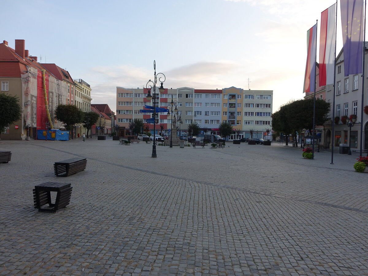 Dzierzoniow / Reichenbach, Gebude am Rynek Platz (12.09.2021)