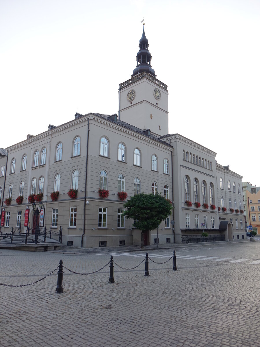 Dzierzoniow / Reichenbach, Rathaus am Rynek Platz (12.09.2021)