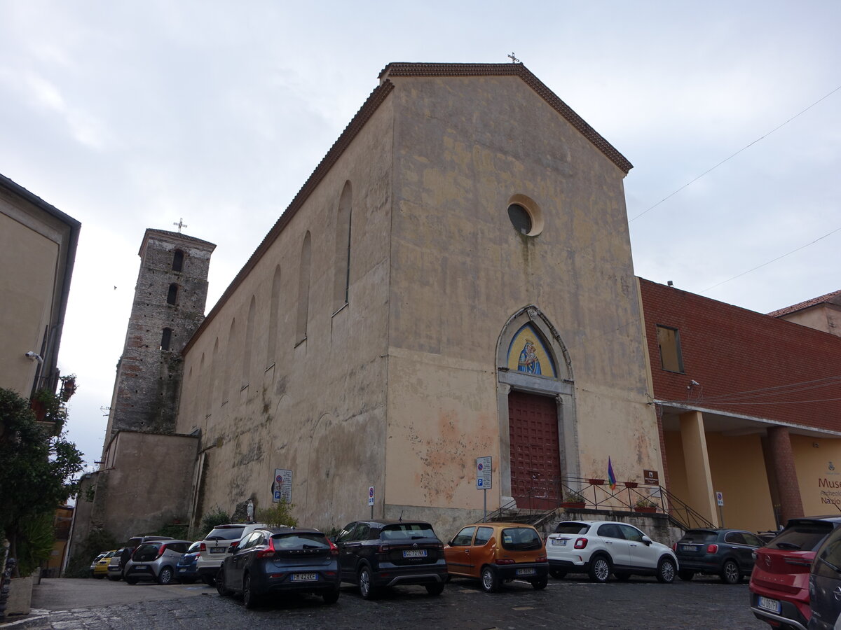 Eboli, Pfarrkirche San Francesco, erbaut im 14. Jahrhundert (27.02.2023)
