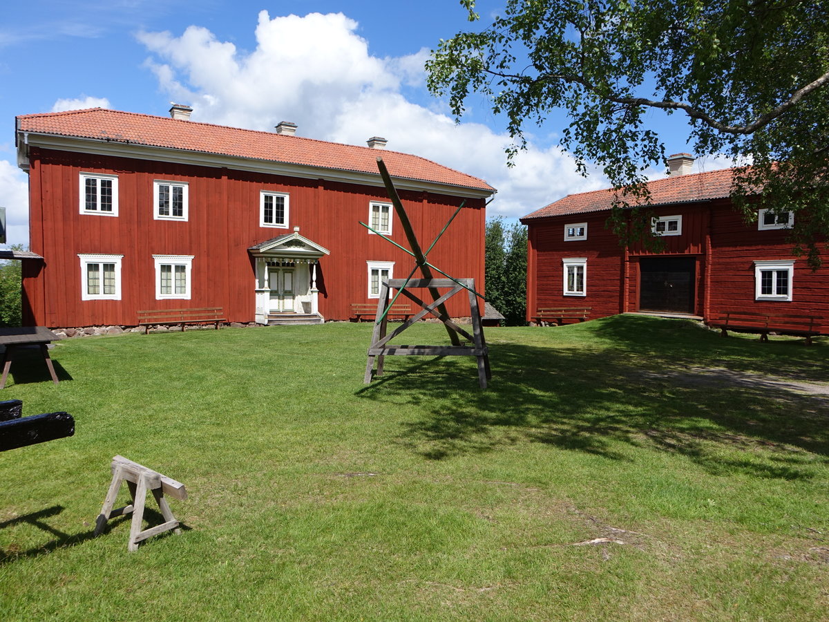 Edsbyn, Hlsingehof Martes mit Heimatmuseum, erbaut im 19. Jahrhundert (21.06.2017)
