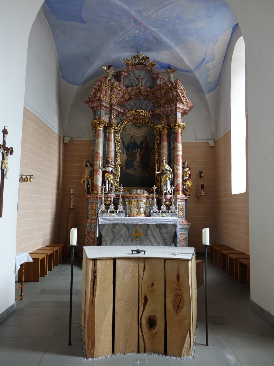 Effelter, barocker Hochaltar in der Kirche St. Peter und Paul (15.04.2017)