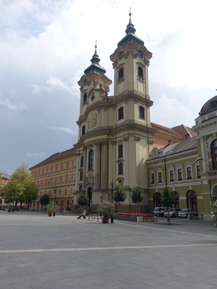 Eger, ehem. Minoriten Kirche, erbaut von 1758 bis 1773 durch Kilian Ignaz Dientzenhofer (04.09.2018)