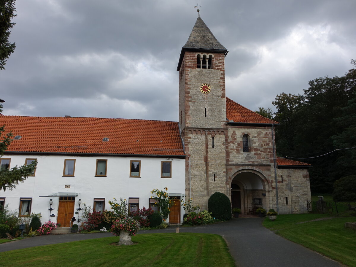 Ehem. Klosterkirche Clus, erbaut von 1127 bis 1159, Chor von 1485 (29.09.2023)