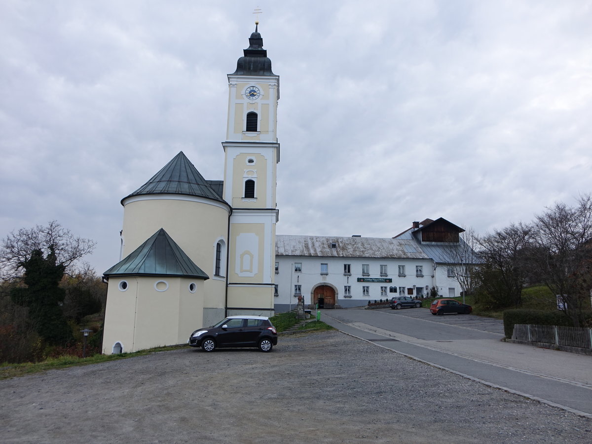Ehemaliges Kloster St. Oswald, 1396 gegrndet, Kloster erbaut 1719 (05.11.2017)