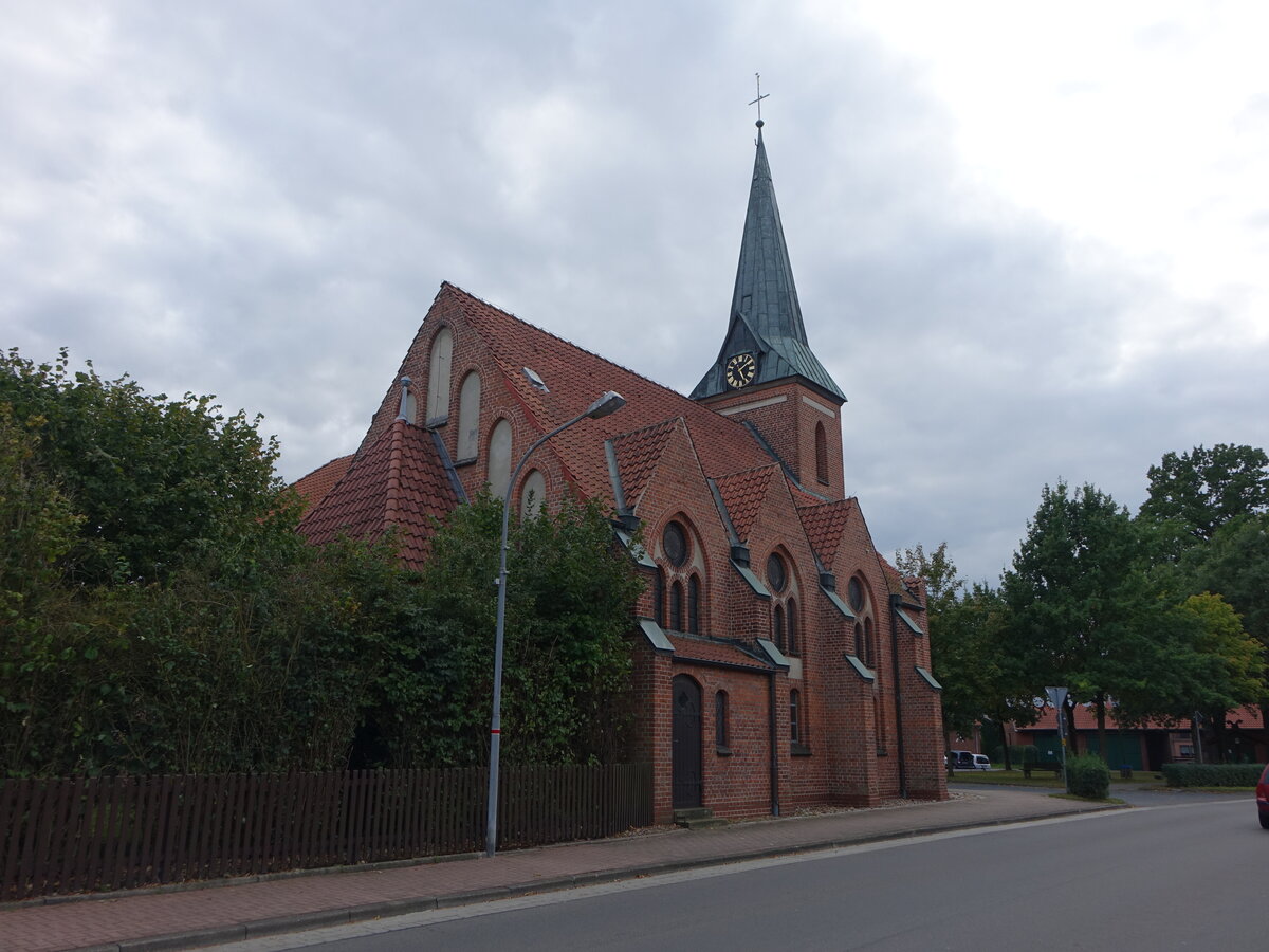Ehra, evangelische St. Michaelis Kirche, erbaut 1903 (17.09.2025)