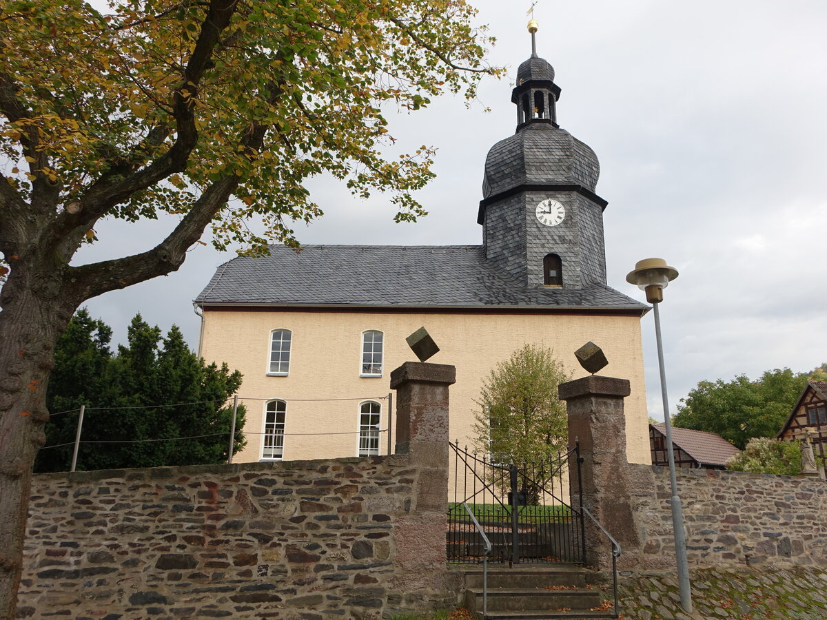 Eichicht, evangelische Marienkirche, erbaut ab 1464 (18.10.2022)