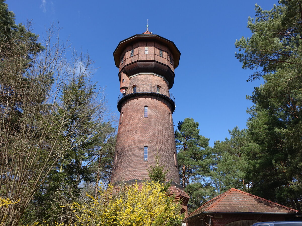 Eichwalde, Wasserturm, erbaut 1912 (07.04.2026)