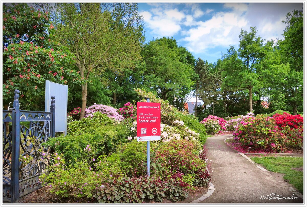 Ein- & Ausgang Rhododendronpark Bremen Horn/Lehe Ende Mai 2022
