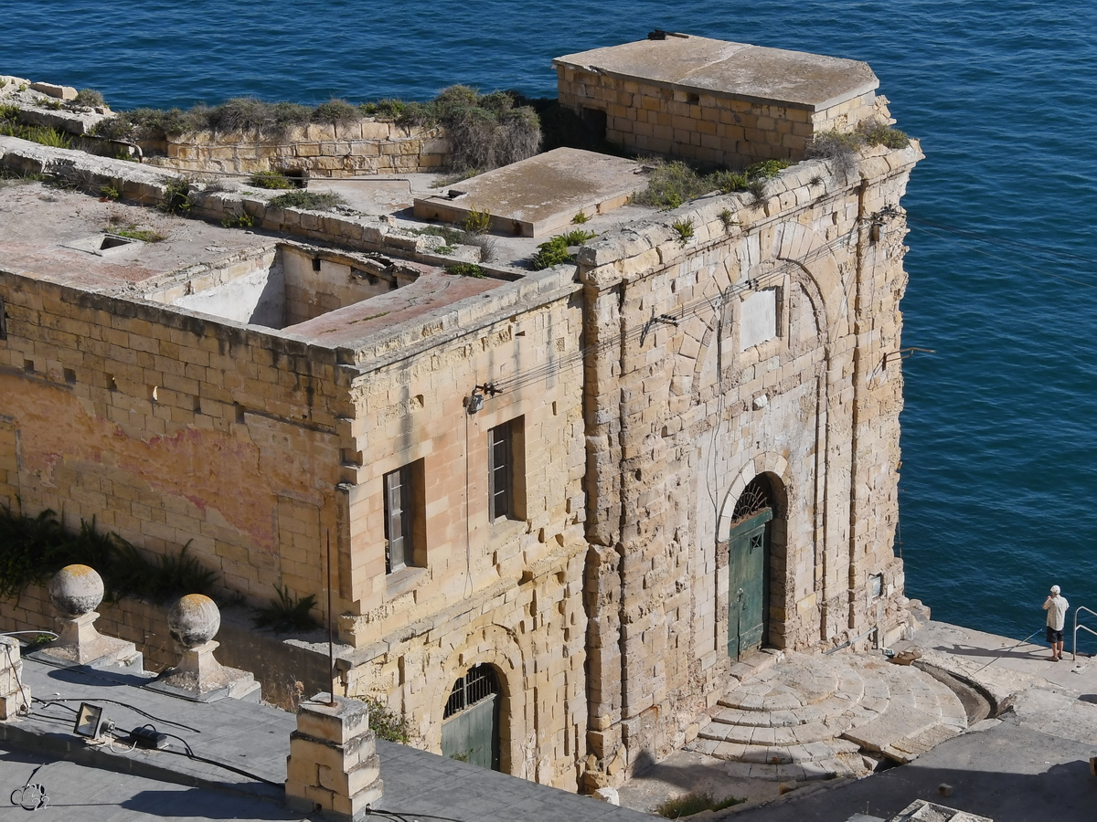 Ein altes Gebude in Valletta. (Oktober 2017)